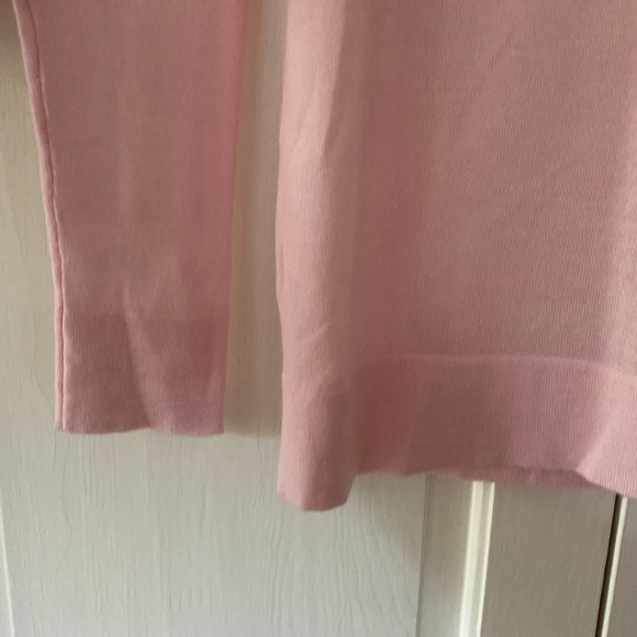 J. Crew Crew‎ Neck Margot Light Pink 100% Merino Wool Sweater Size S Oversized - Picture 8 of 10